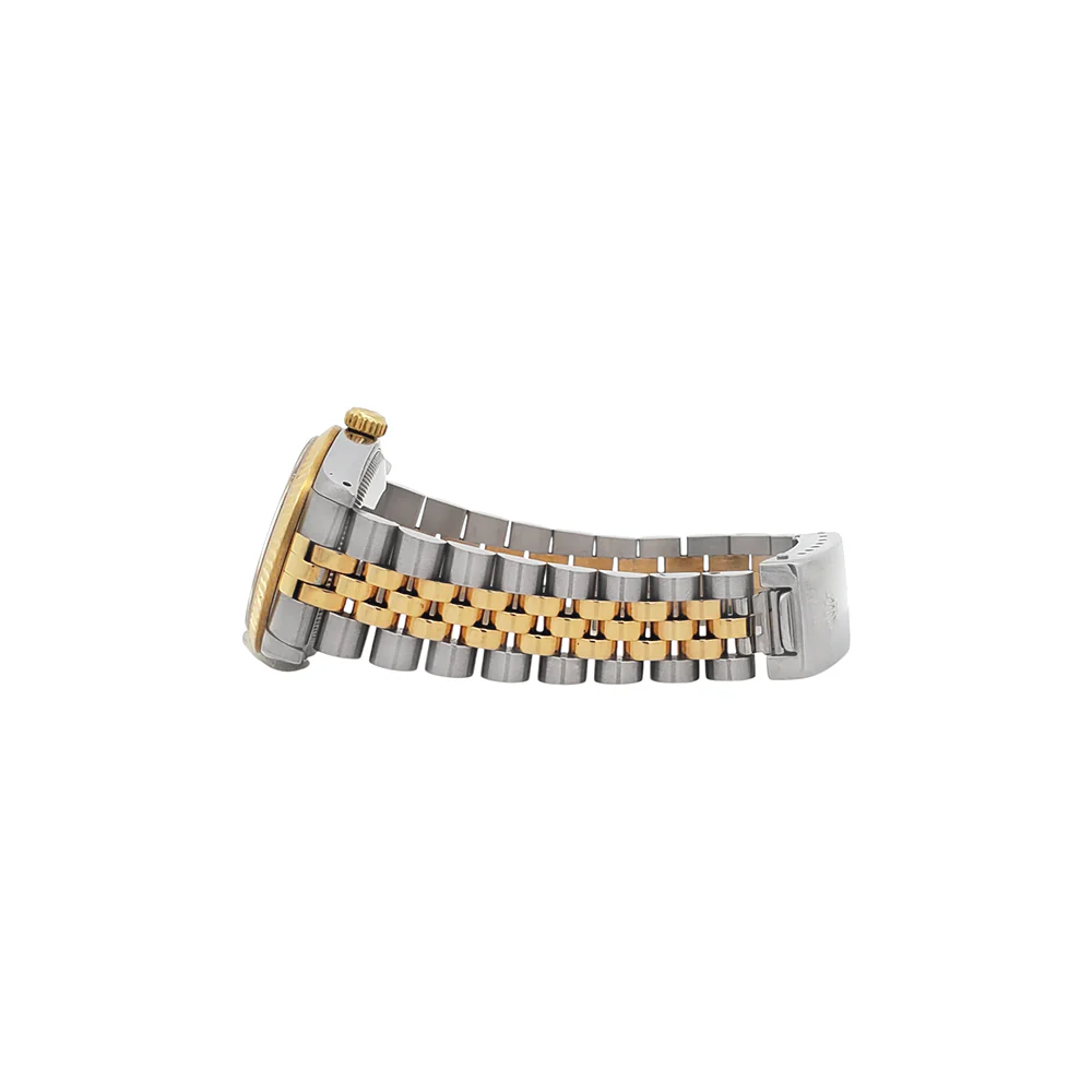 Rolex Datejust 31mm 2-Tone Factory Champagne Diamond Dial Jubilee Watch 68273 - Image 4