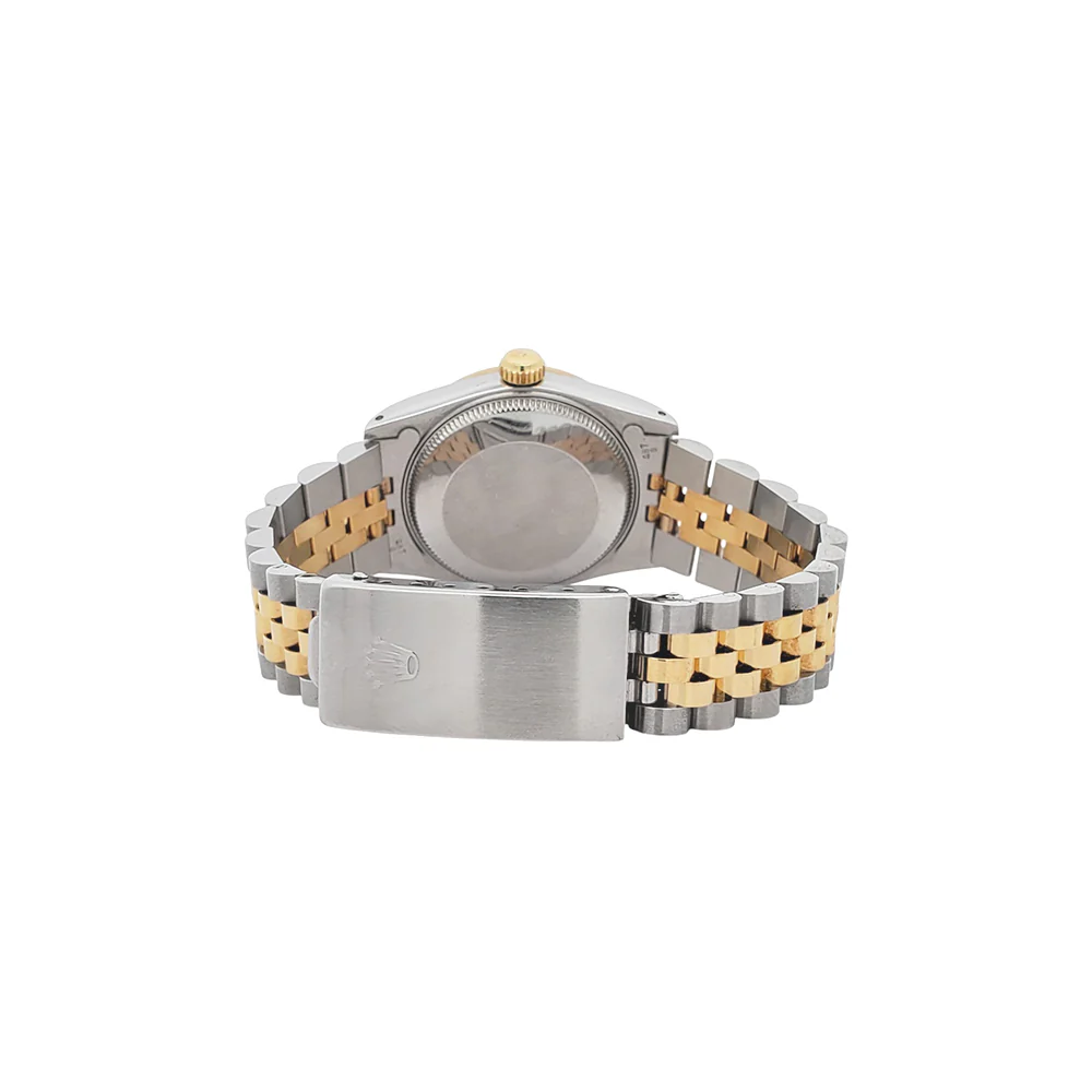Rolex Datejust 31mm 2-Tone Factory Champagne Diamond Dial Jubilee Watch 68273 - Image 5