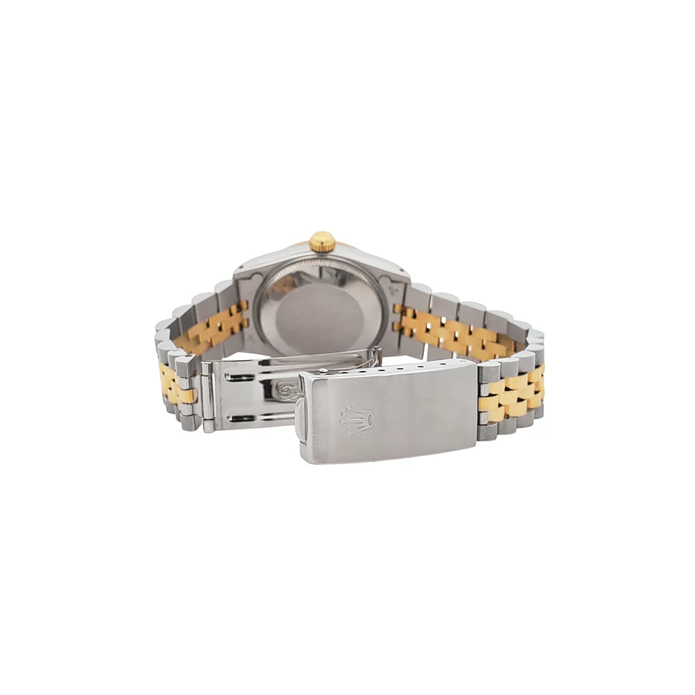 Rolex Datejust 31mm 2-Tone Factory Champagne Diamond Dial Jubilee Watch 68273 - Image 6