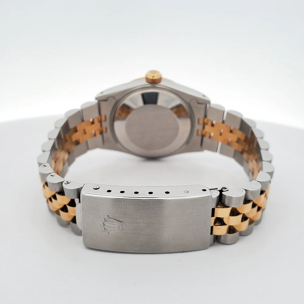 Rolex Datejust 31mm 2-Tone Factory Champagne Diamond Dial Jubilee Watch 68273 Box Papers - Image 6