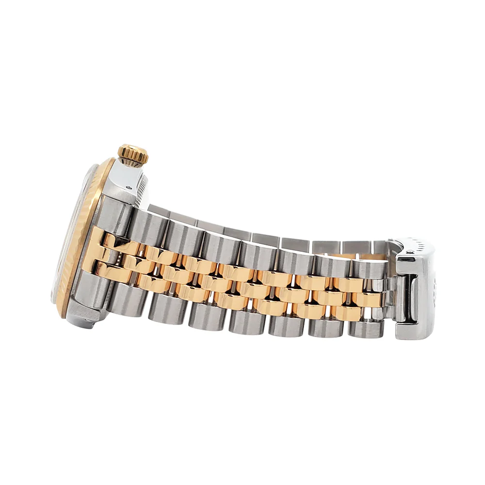 Rolex Datejust 31mm 2-Tone Factory Champagne Diamond Dial Jubilee Watch 68273 - Image 4