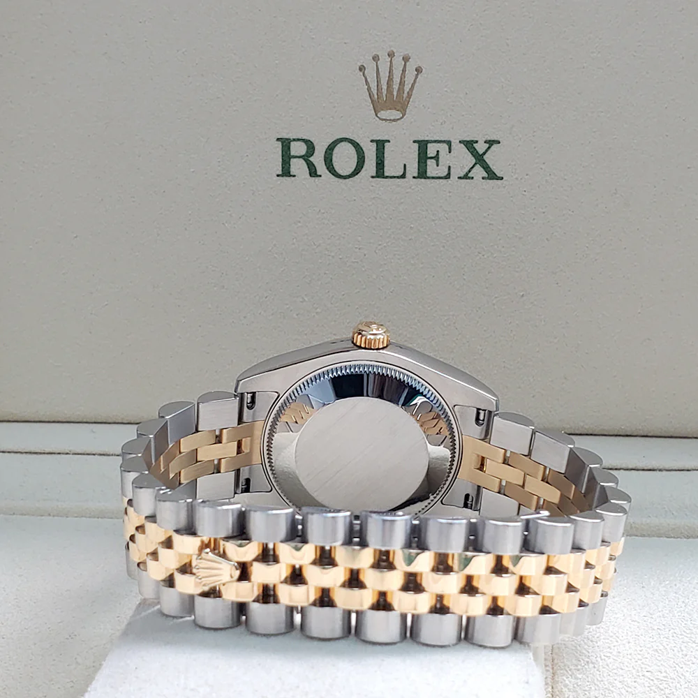 Rolex Datejust 31mm 2-tone Factory Champagne Jubilee Diamond Anniversary Dial Watch 178273 - Image 5