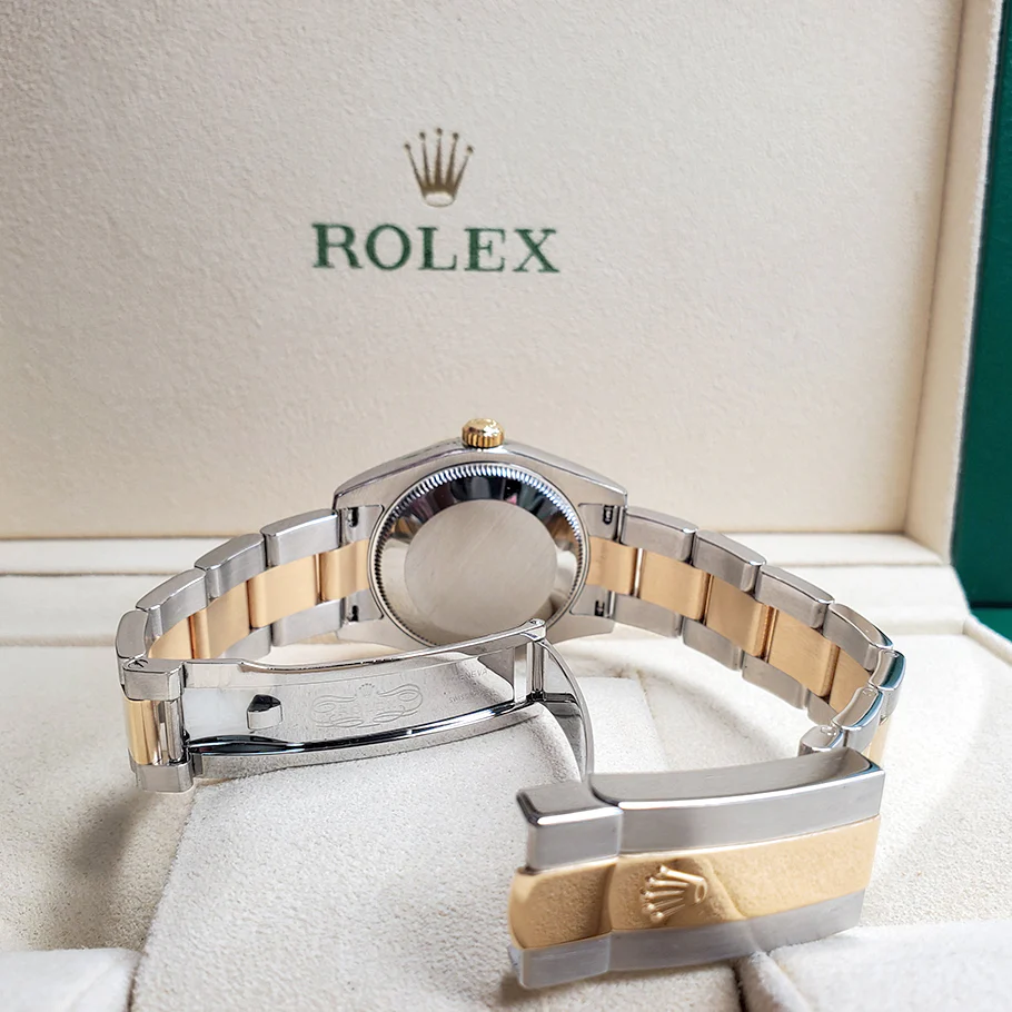 Rolex Datejust 31mm 2-tone Factory Champagne Roman Dial Watch 178243 - Image 6