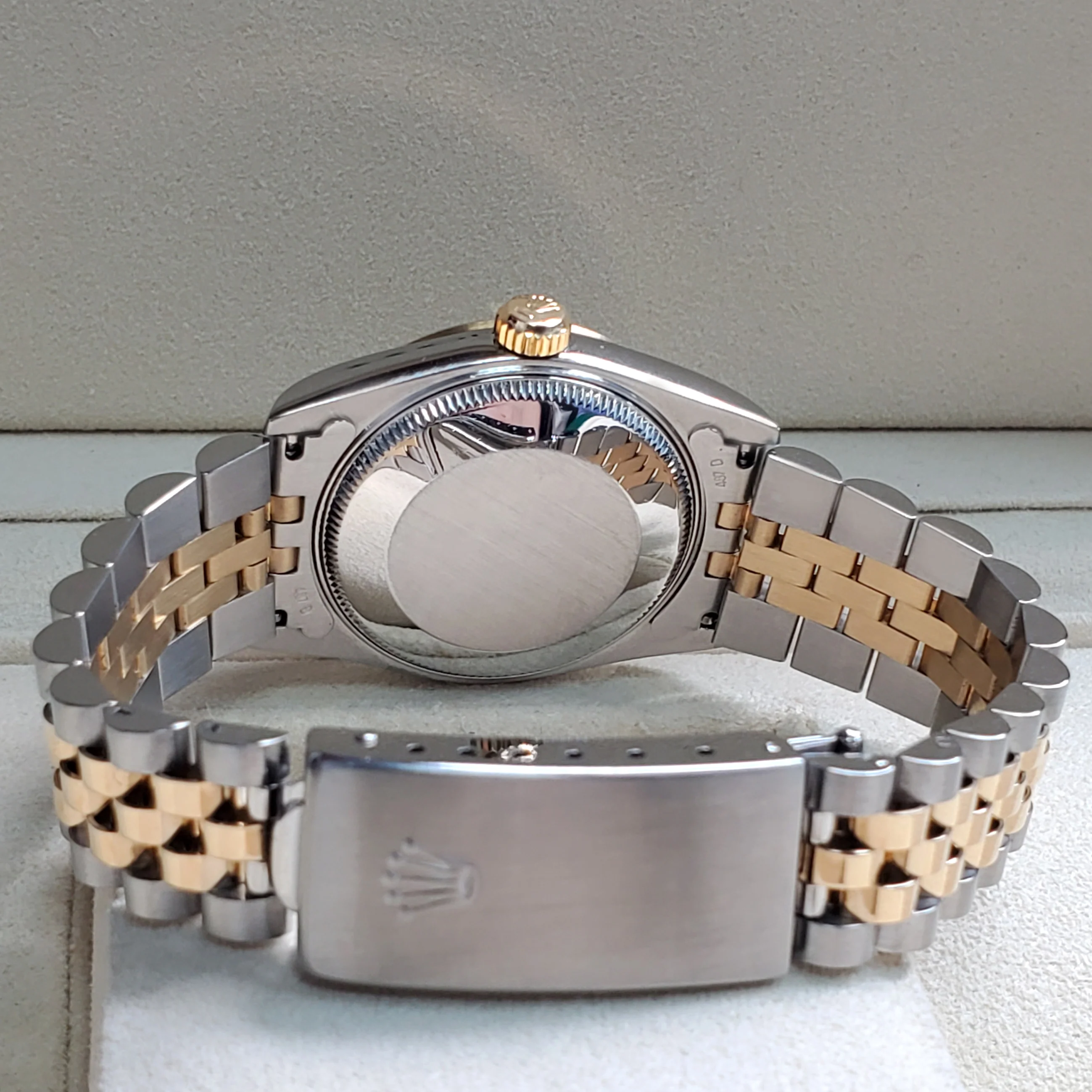 Rolex Datejust 31mm 2-tone Factory Champagne Roman Dial Watch 68243 - Image 4