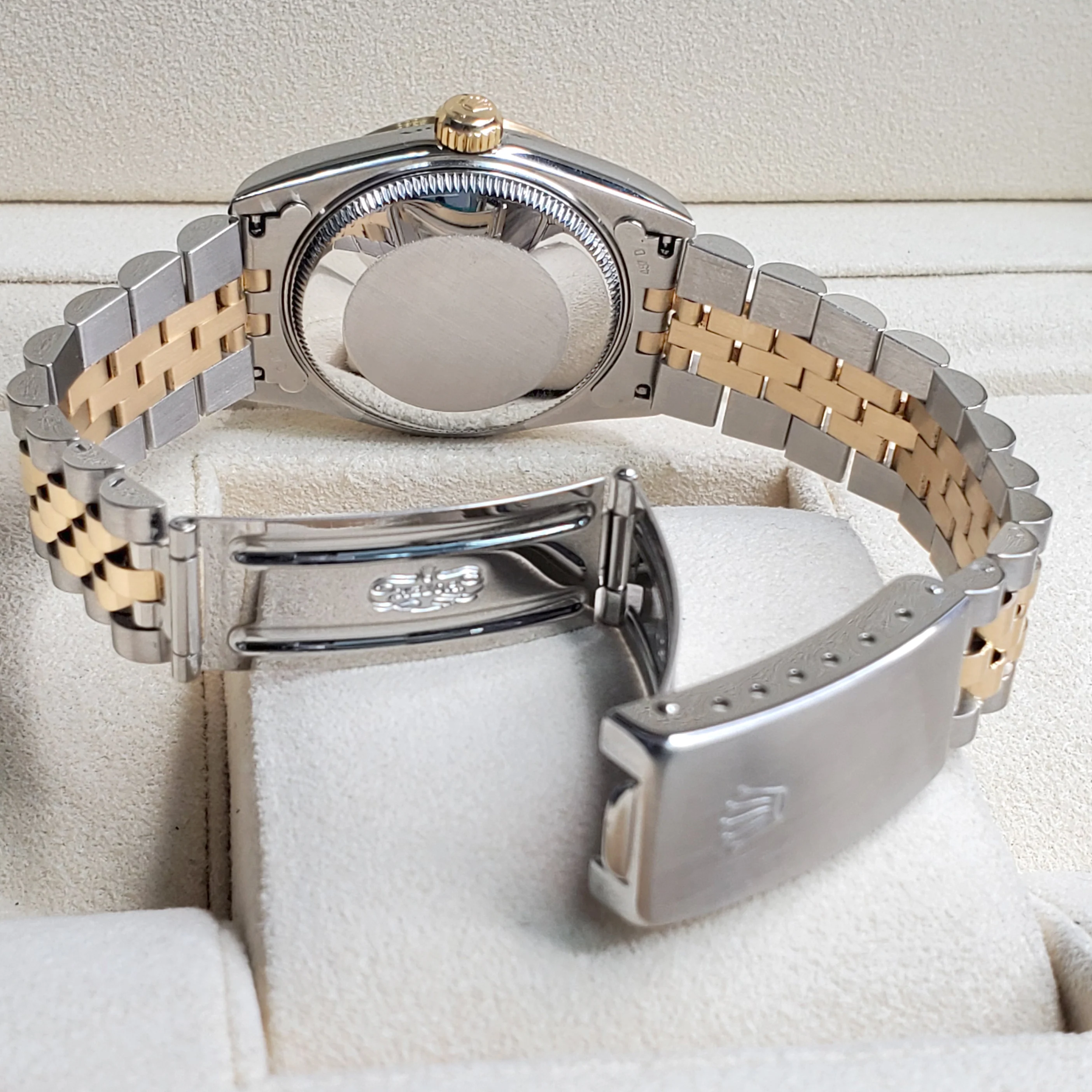 Rolex Datejust 31mm 2-tone Factory Champagne Roman Dial Watch 68243 - Image 5
