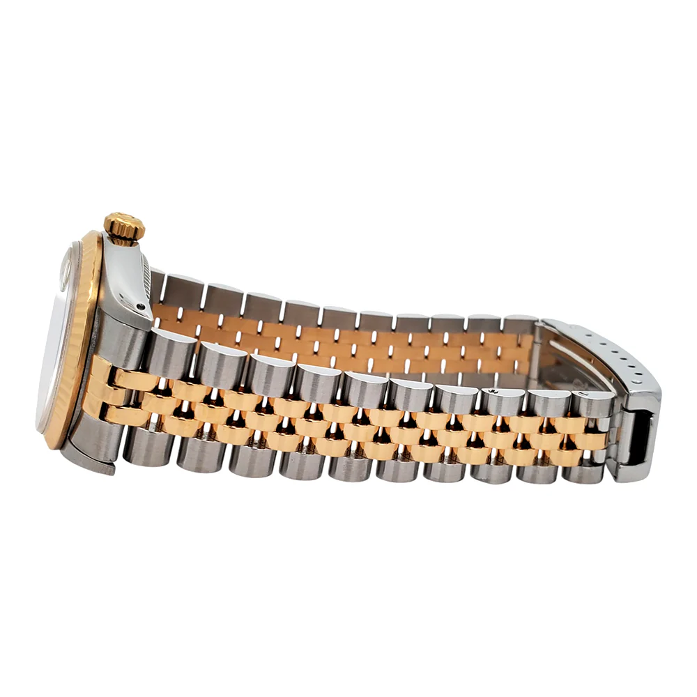 Rolex Datejust 31mm 2-tone Yellow Gold/Stainless Steel Jubilee Watch 68273 Box Papers Serviced in 2014 - Image 4