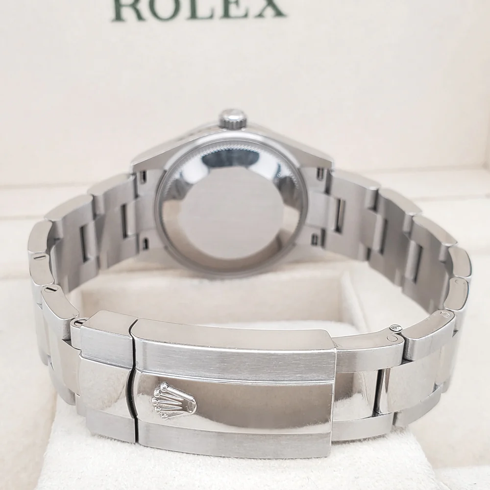 Rolex Datejust 31mm 278240 Blue Roman Dial Stainless Steel Oyster Watch 2021 Box Papers - Image 4