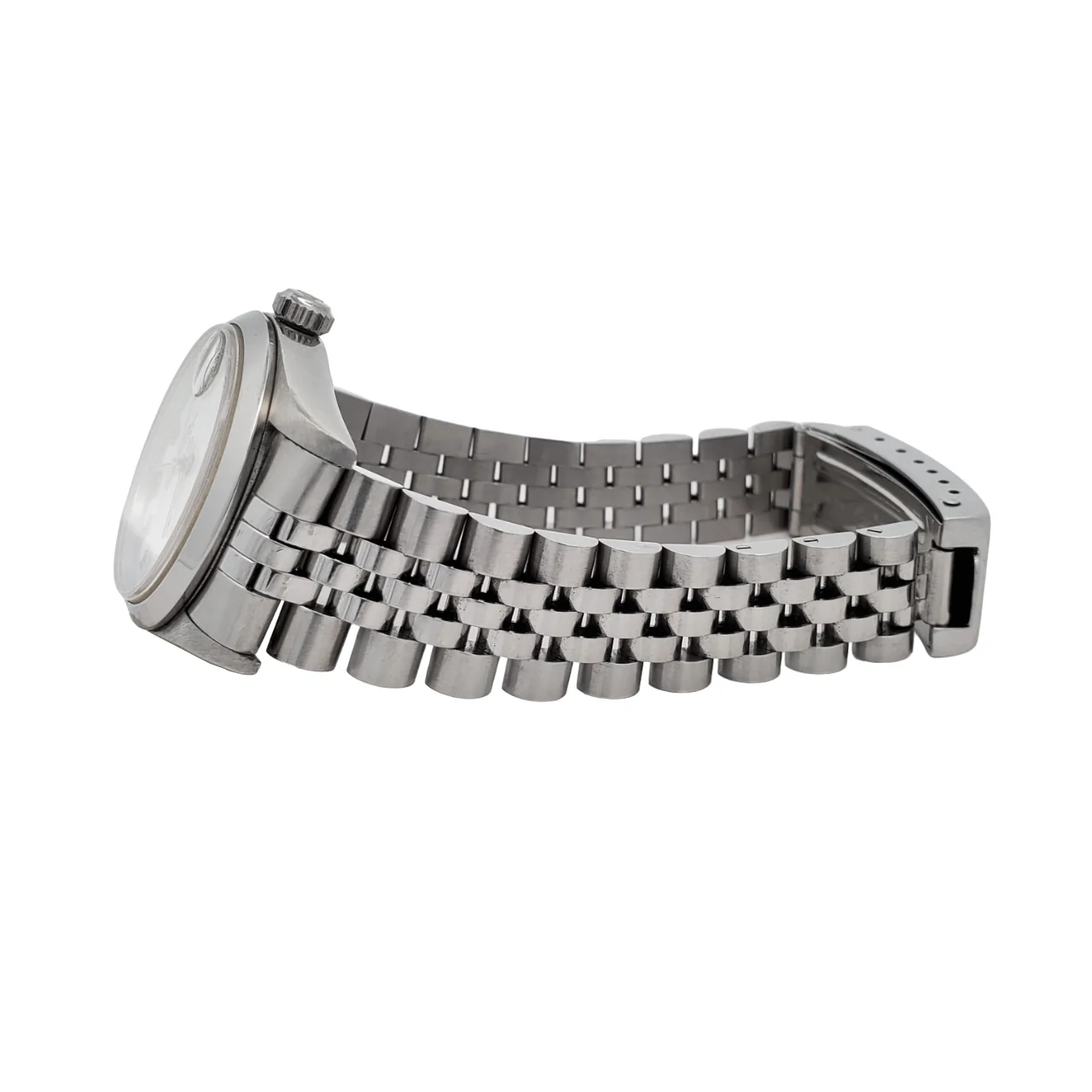 Rolex Datejust 31mm 68240 White Roman Dial Smooth Bezel Steel Jubilee Watch Box Papers - Image 4