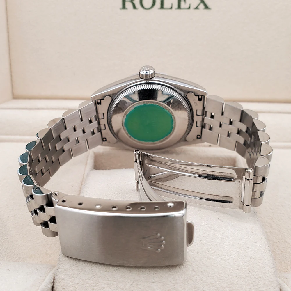 Rolex Datejust 31mm 68240 White Roman Dial Smooth Bezel Steel Watch Box Papers - Image 6