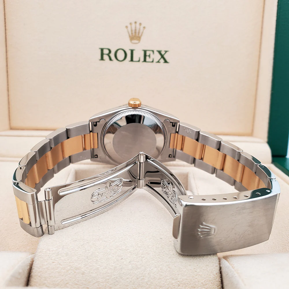 Rolex Datejust 31mm 68273 Champagne Tapestry Index Dial Yellow Gold/Steel Watch Box Papers - Image 6