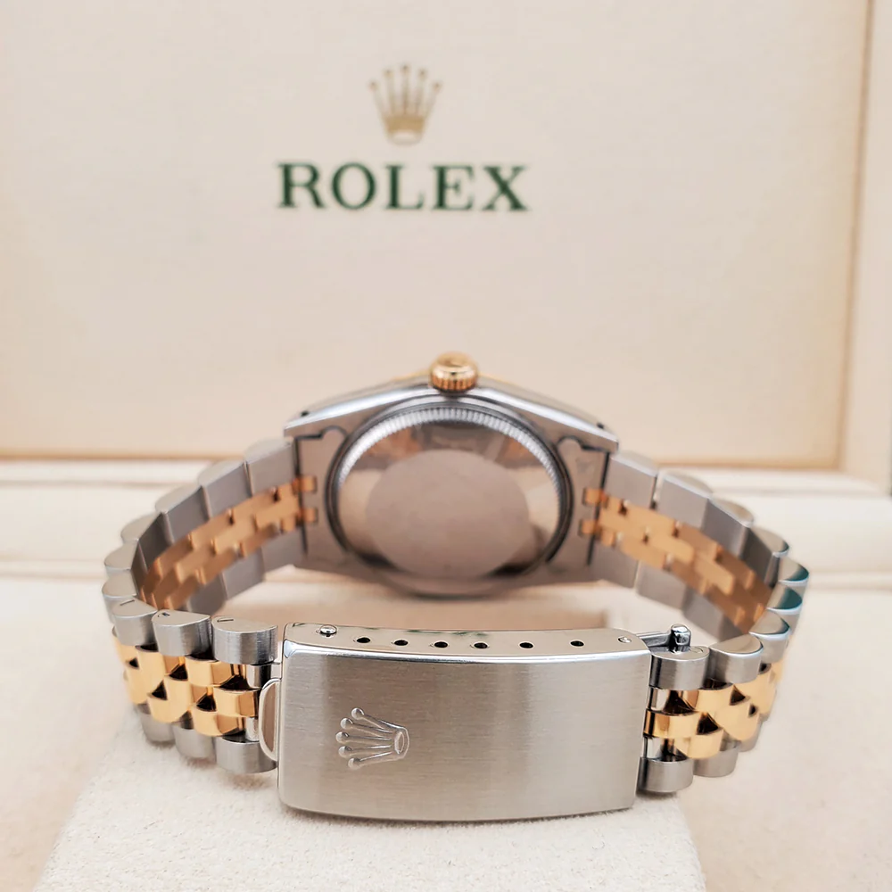 Rolex Datejust 31mm 68273 Factory Champagne Diamond Dial Yellow Gold/Stainless Steel Watch Box Papers - Image 5