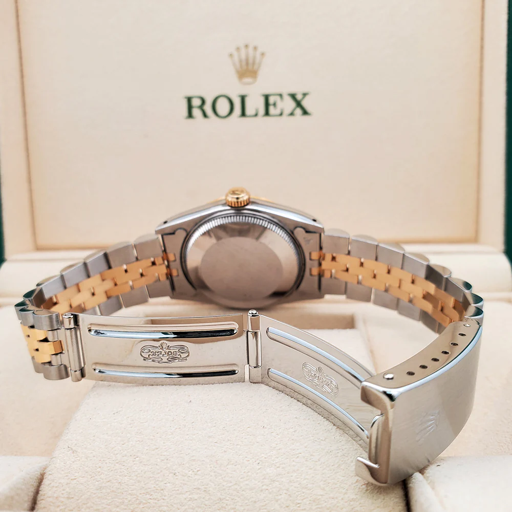 Rolex Datejust 31mm 68273 Factory Champagne Diamond Dial Yellow Gold/Stainless Steel Watch Box Papers - Image 6