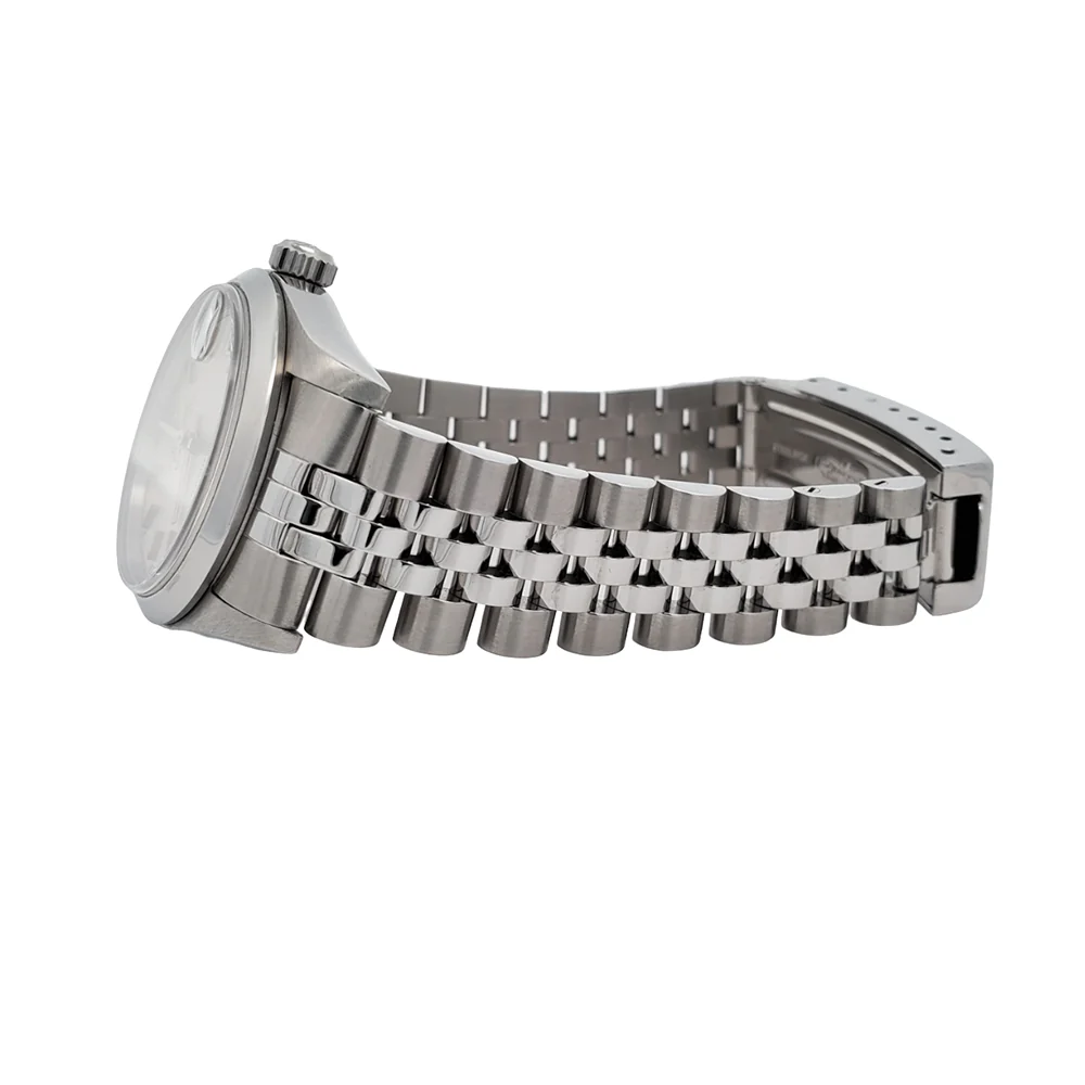 Rolex Datejust 31mm 78240 Silver Dial Smooth Bezel Steel Watch Box Papers - Image 4