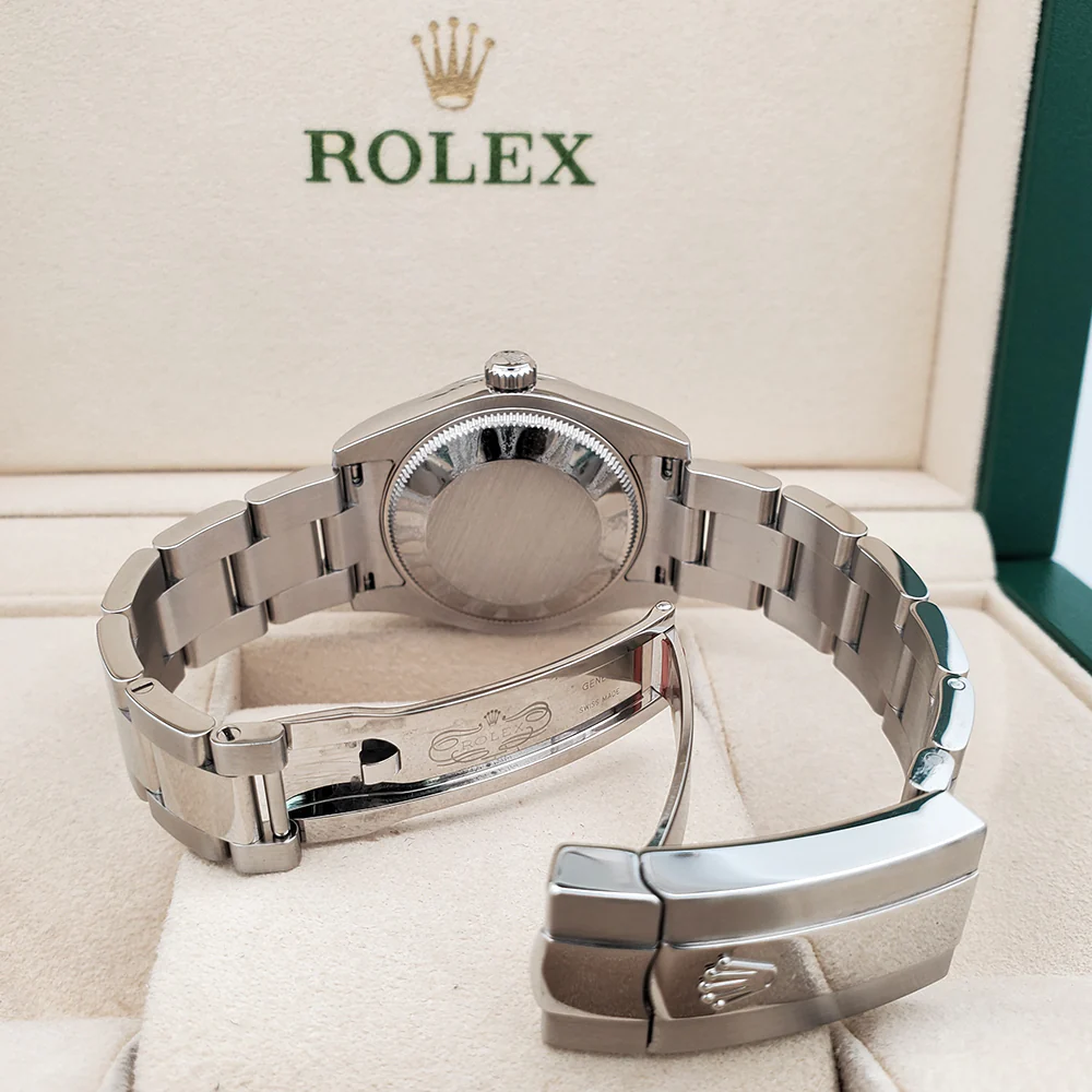 Rolex Datejust 31mm Black Index Steel Oyster Watch 178240 Box Papers - Image 6