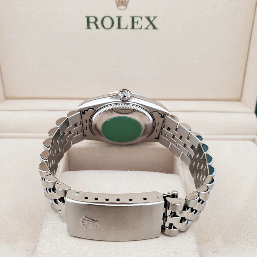 Rolex Datejust 31mm Blue Roman Dial Fluted bezel Jubilee Steel Watch 68274 - Image 5