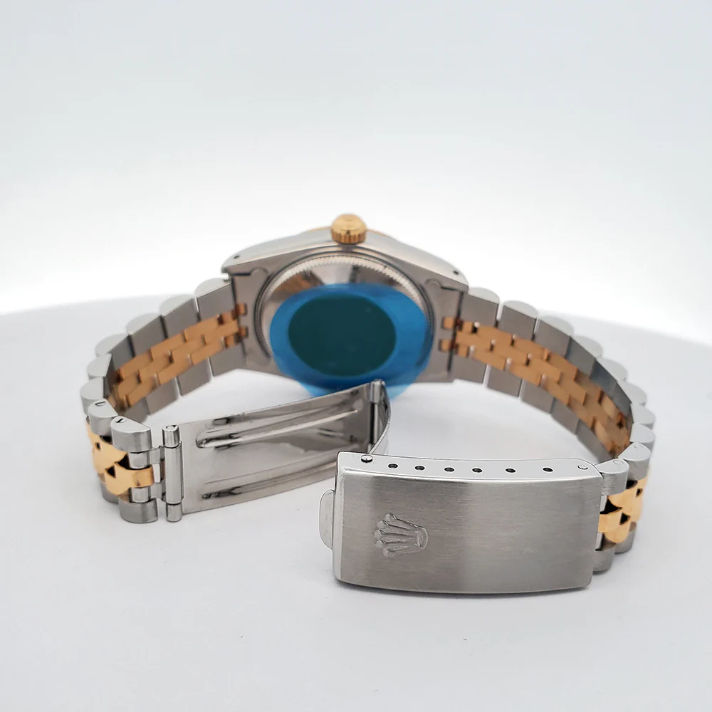 Rolex Datejust 31mm Champagne Index 2-tone Yellow Gold/Steel Jubilee Watch 68273 Papers - Image 7