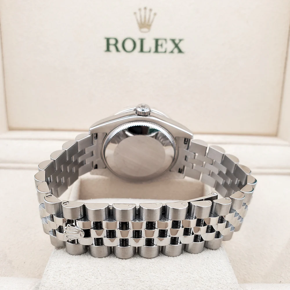 Rolex Datejust 31mm Custom 1.35ct Diamond Bezel/White MOP Diamond Dial Steel Jubilee Watch 178274 Box Papers - Image 4