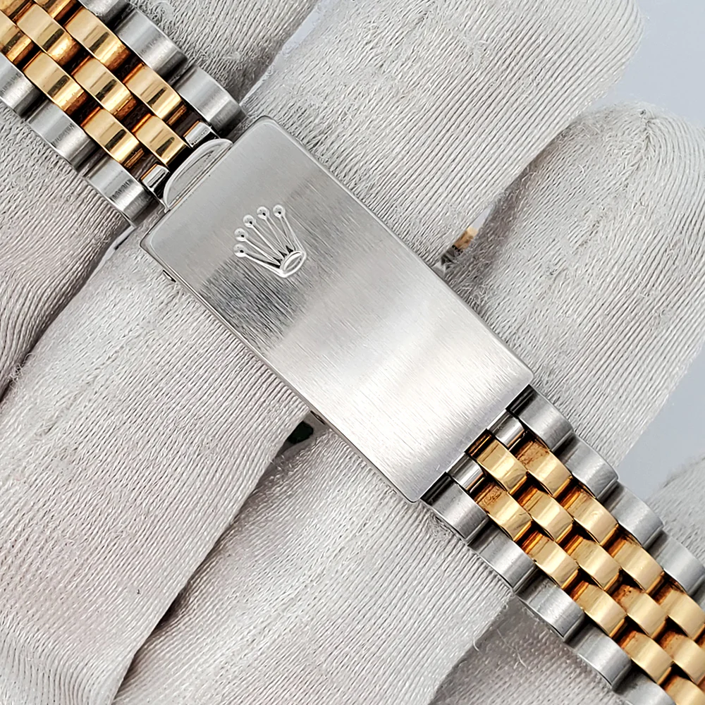 Rolex Datejust 31mm Factory Champagne Diamond Dial Yellow Gold/Stainless Steel Watch 68273 Box Papers - Image 6