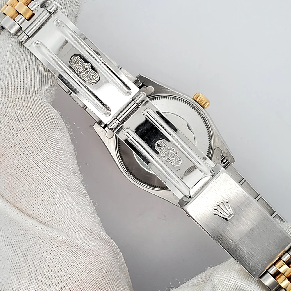 Rolex Datejust 31mm Factory Champagne Diamond Dial Yellow Gold/Stainless Steel Watch 68273 Box Papers - Image 7