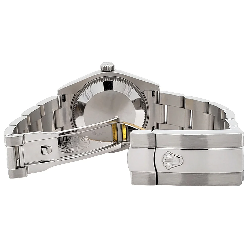 Rolex Datejust 31mm Silver Concentric Dial Steel Watch 178240 Box Papers - Image 7