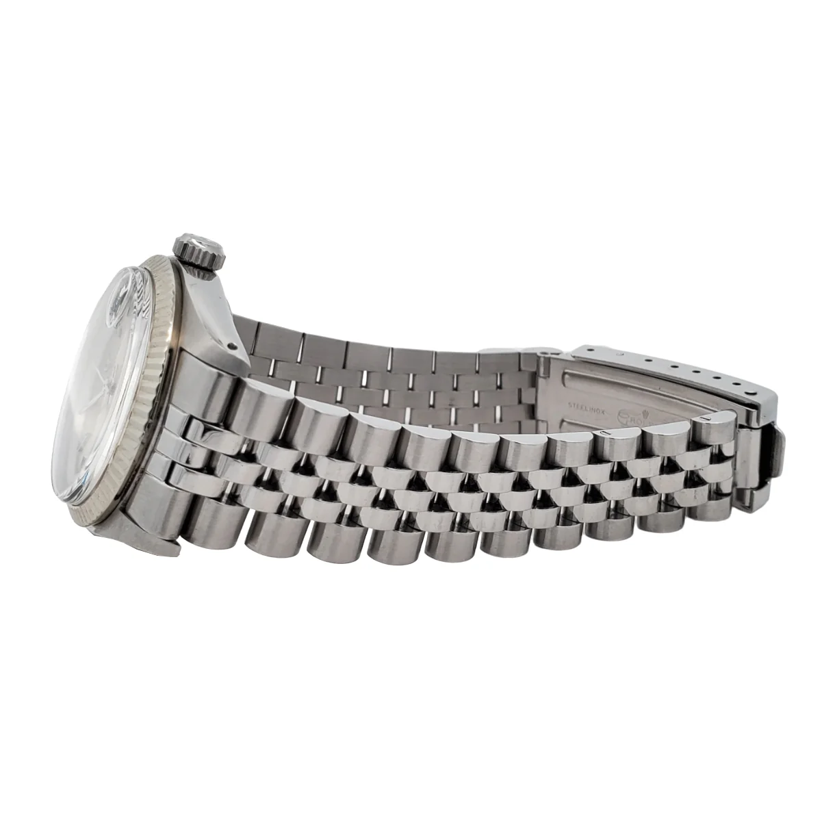 Rolex Datejust 31mm Silver Dial fluted bezel Jubilee Steel Watch 6827 Box Papers - Image 4