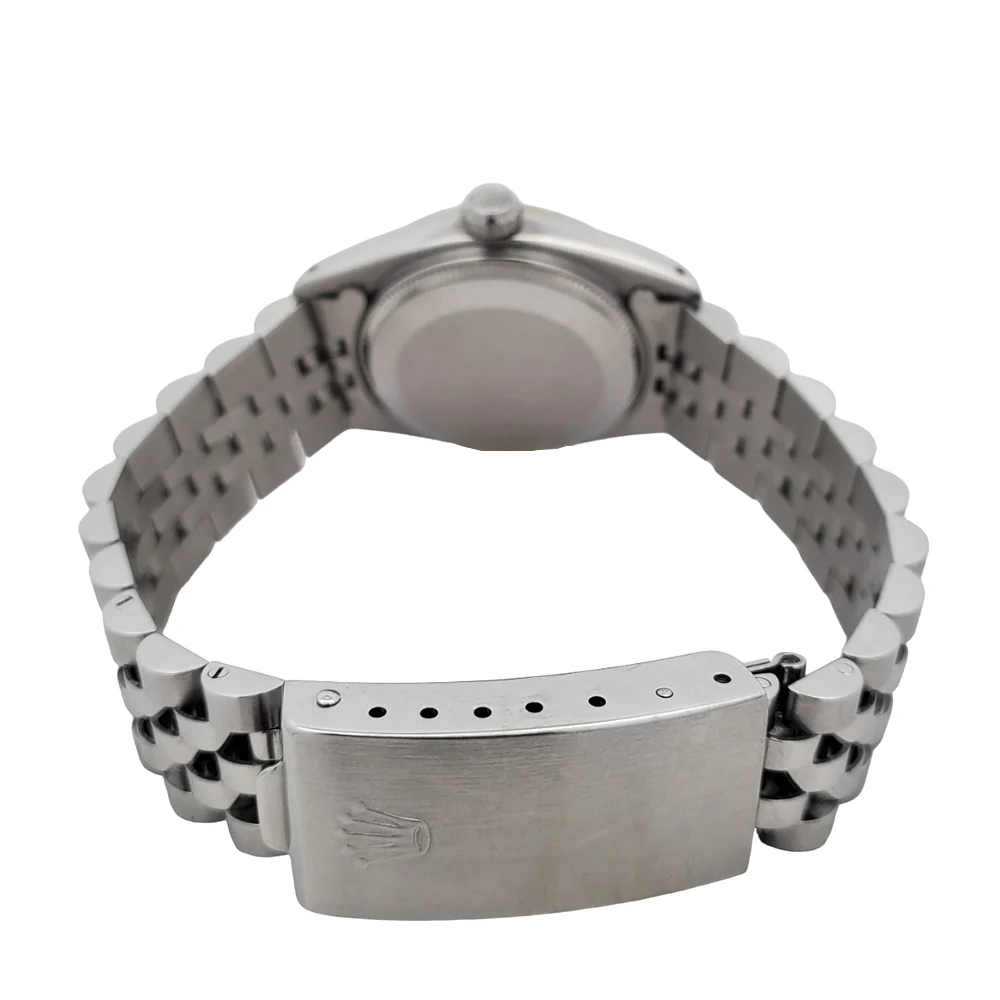 Rolex Datejust 31mm Silver Dial fluted bezel Jubilee Steel Watch 6827 Box Papers - Image 5