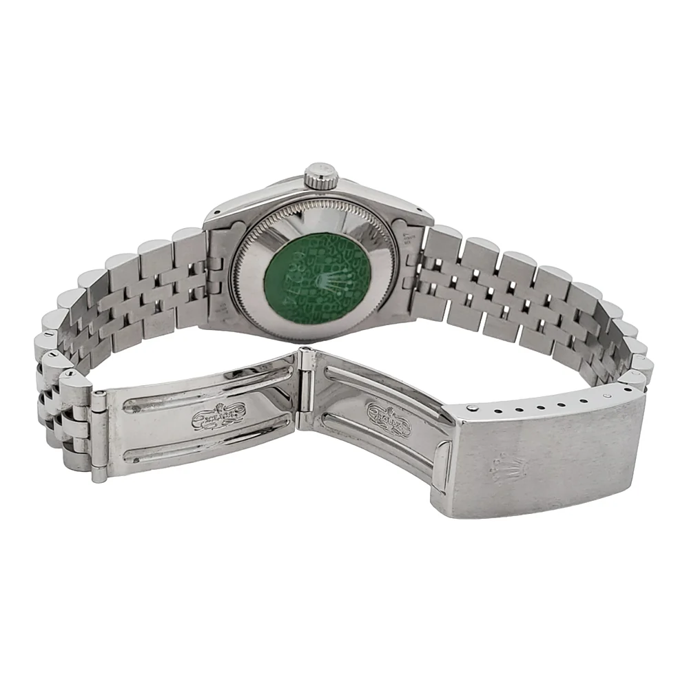 Rolex Datejust 31mm Silver Dial fluted bezel Jubilee steel Watch 68274 Box Papers - Image 6