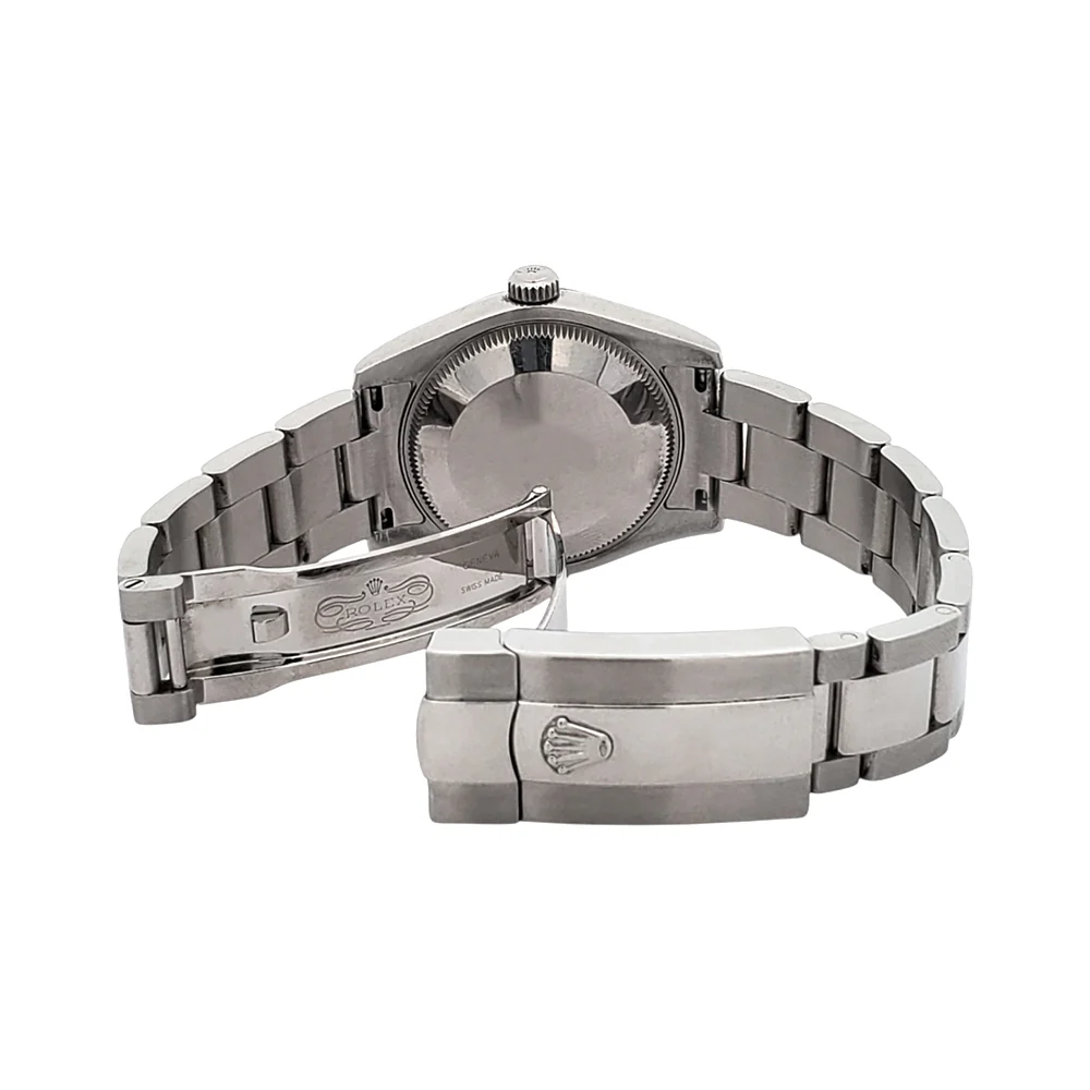 Rolex Datejust 31mm Silver Index Steel Oyster Watch 178240 Box Papers - Image 7