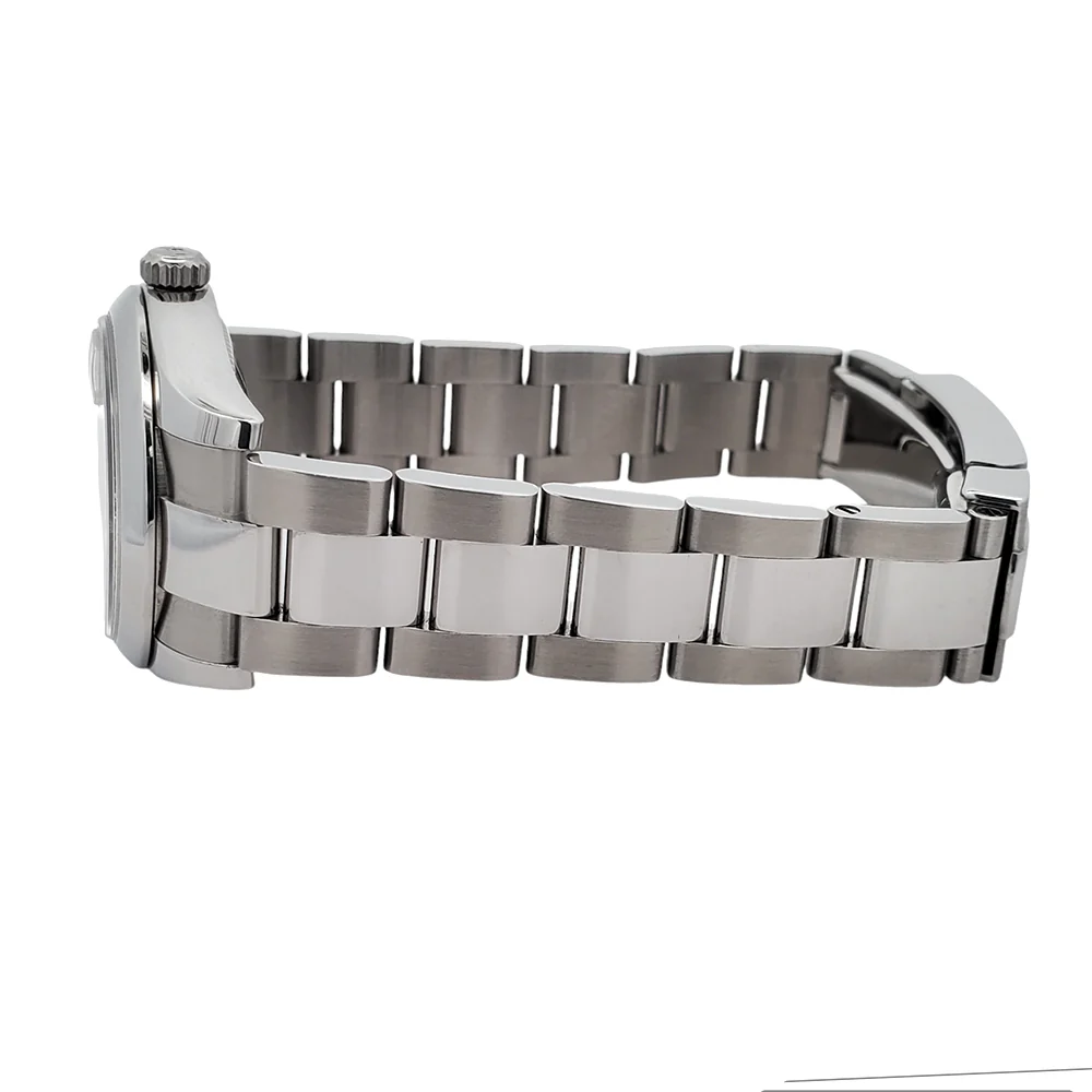 Rolex Datejust 31mm Silver Roman Steel Oyster Watch 178240 Box Papers - Image 4