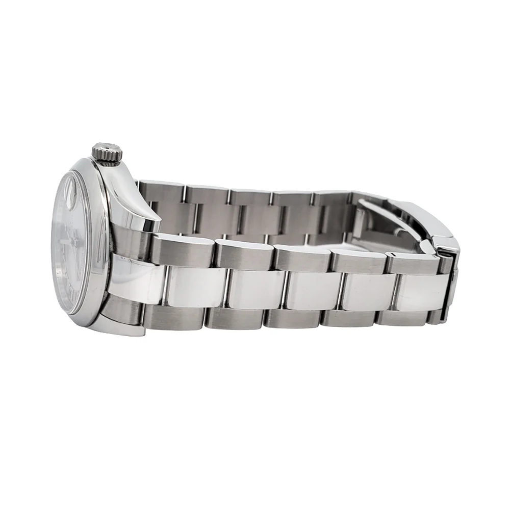 Rolex Datejust 31mm Silver Roman Steel Oyster Watch 178240 Box Papers - Image 4