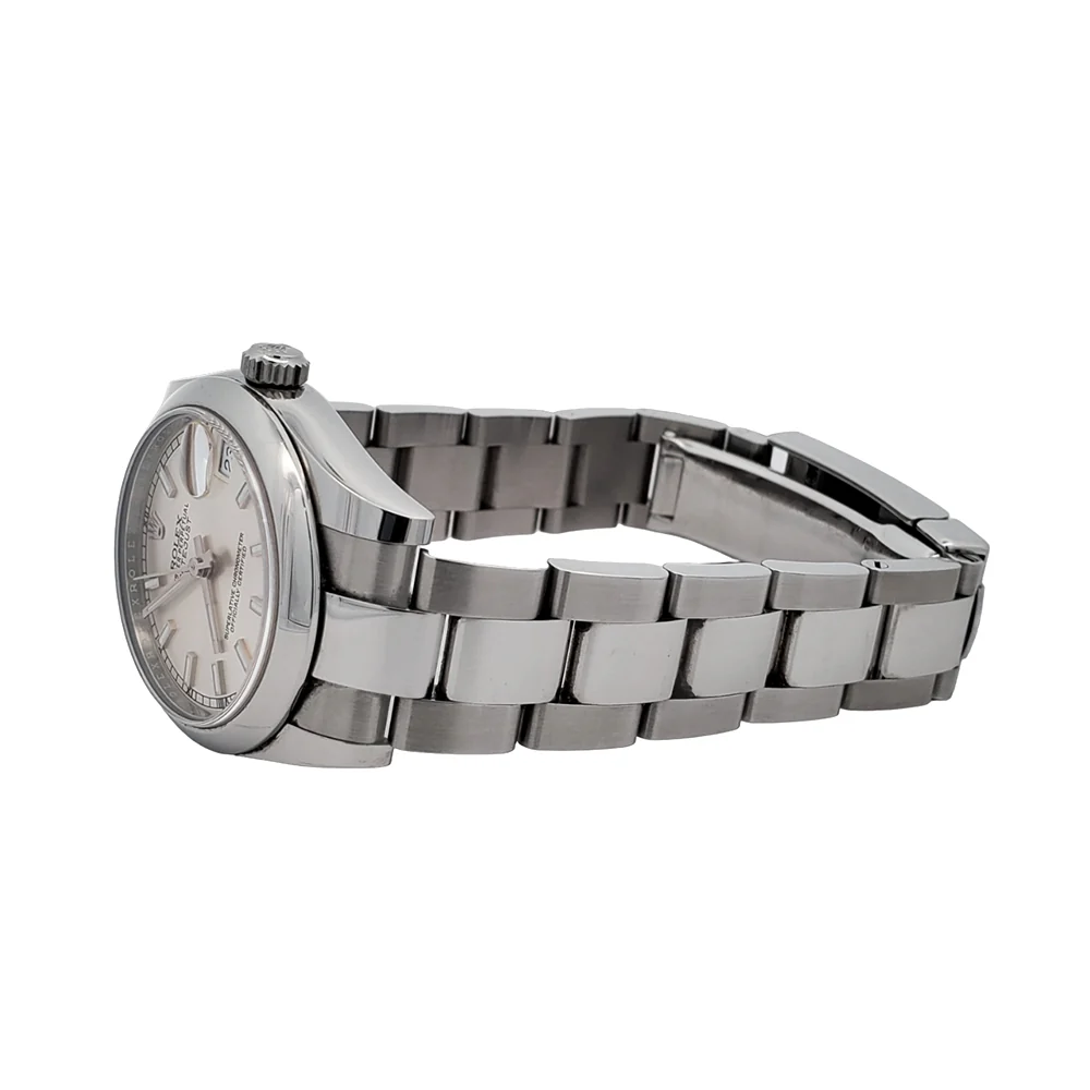 Rolex Datejust 31mm Silver Stick Dial Domed Bezel Steel 178240 Watch 2022 Box Papers - Image 4