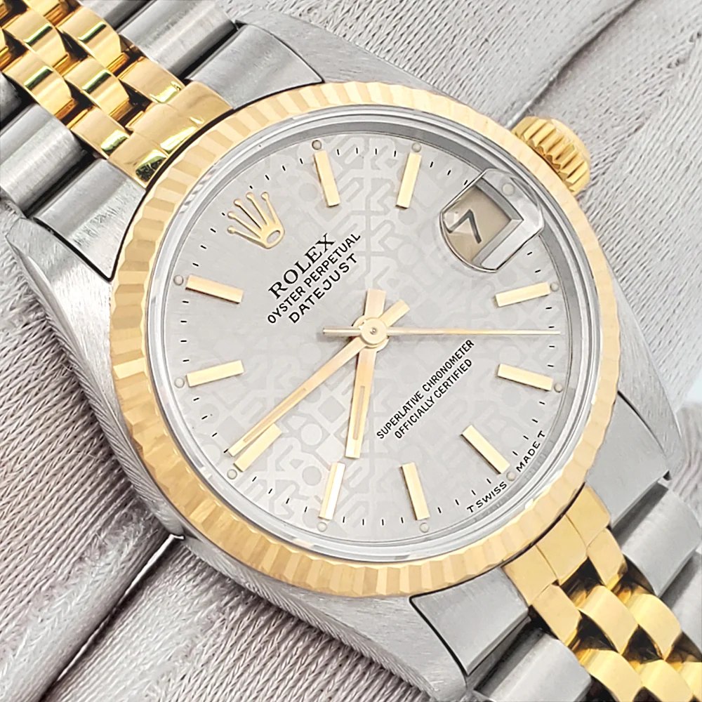 Rolex Datejust 31mm Slate Jubilee Index Dial 2-Tone Gold/Steel Jubilee Watch 68273 - Image 2