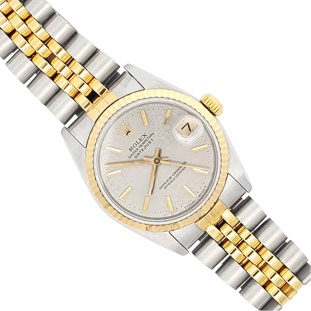 Rolex Datejust 31mm Slate Jubilee Index Dial 2-Tone Gold/Steel Jubilee Watch 68273 - Image 3
