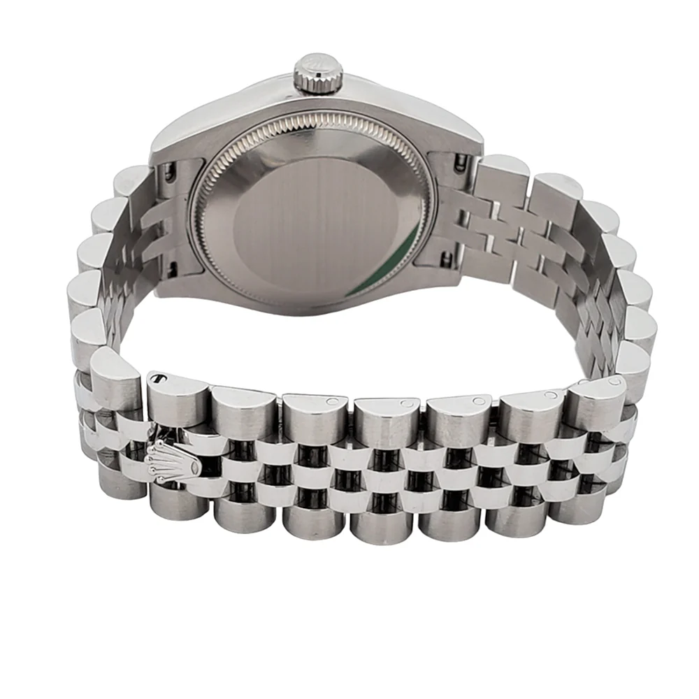 Rolex Datejust 31mm White Roman Dial Domed Bezel Stainless Steel Watch 178240 Box Papers - Image 5