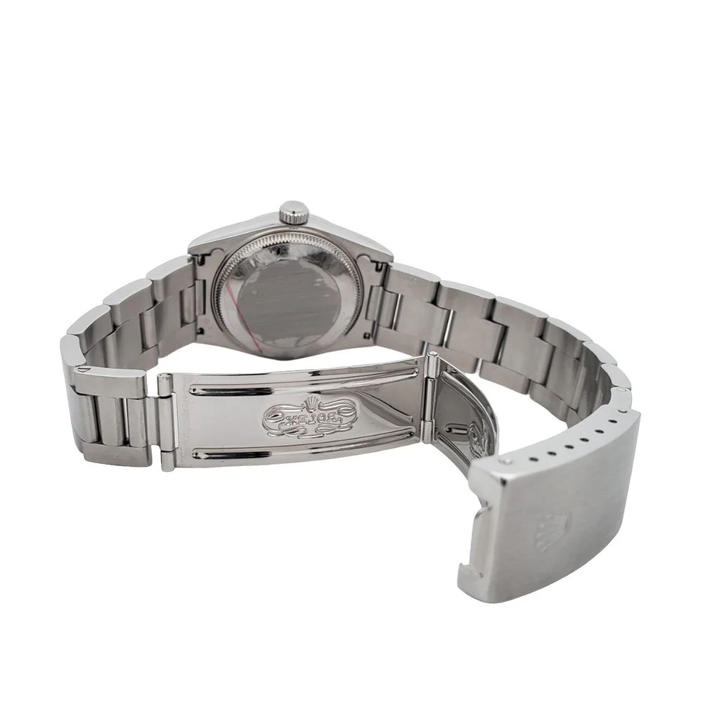 Rolex Datejust 31mm White Roman Dial Stainless Steel Oyster Watch 78240 - Image 6