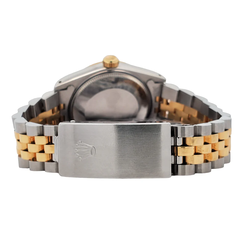 Rolex Datejust 31mm Yellow Gold and Stainless Steel Champagne Dial Jubilee Watch 68273 - Image 6