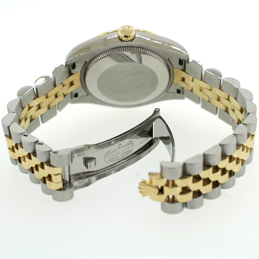 Rolex Datejust 31MMYellow Gold/Stainless Steel Jubilee White Roman Watch Box Papers 178243 - Image 4