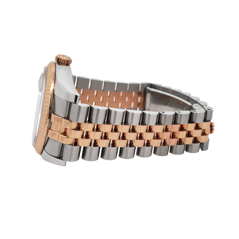 Rolex Datejust 36mm 116231 Pink Diamond Dial Fluted Jubilee 2-Tone Rose/Steel Watch Box Papers - Image 5