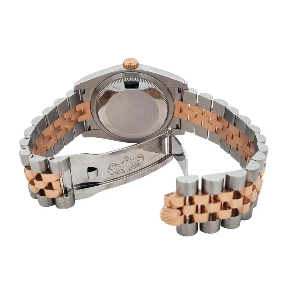 Rolex Datejust 36mm 116231 Pink Diamond Dial Fluted Jubilee 2-Tone Rose/Steel Watch Box Papers - Image 7