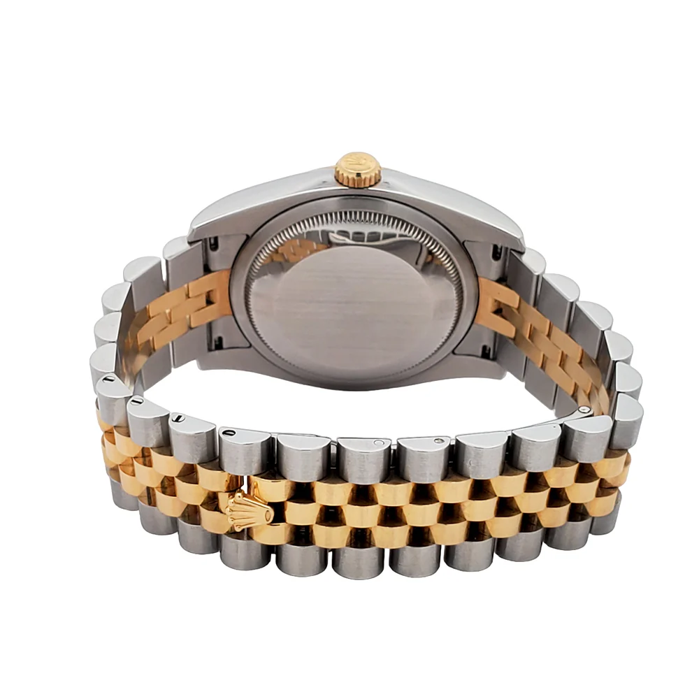 Rolex Datejust 36mm 116233 2-Tone Champagne Roman Dial Jubilee Watch Box Papers - Image 5