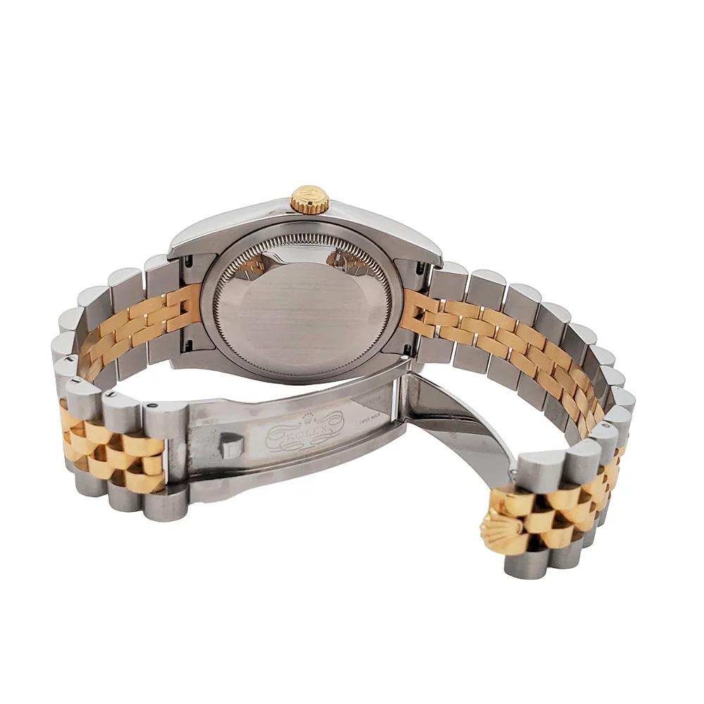 Rolex Datejust 36mm 116233 2-Tone Champagne Roman Dial Jubilee Watch Box Papers - Image 6