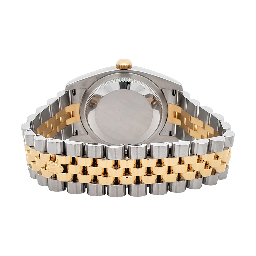Rolex Datejust 36mm 116233 2-Tone Champagne Roman Dial Jubilee Watch Box Papers - Image 6