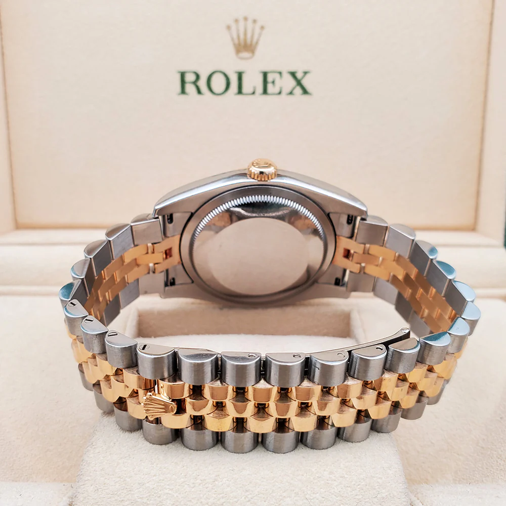Rolex Datejust 36mm 116233 2-Tone Champagne Roman Dial Jubilee Watch Box Papers - Image 5
