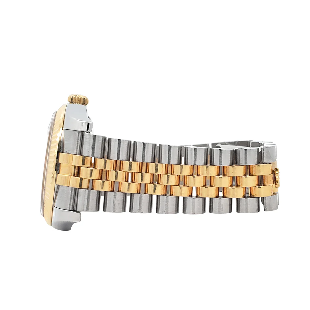 Rolex Datejust 36mm 116233 2-Tone Champagne Roman Dial Jubilee Watch Box/Papers/Tag - Image 5