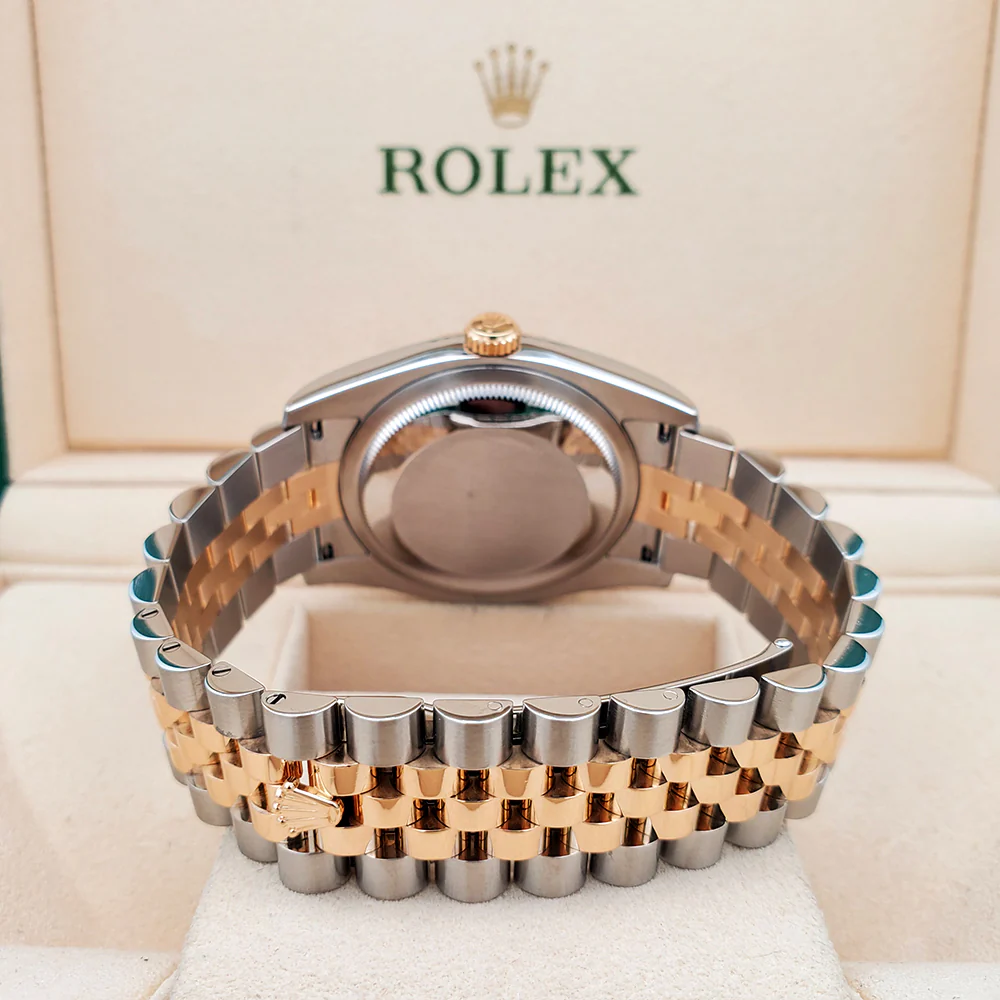 Rolex Datejust 36mm 116233 2-Tone White Roman Dial Jubilee Watch Box Papers - Image 5