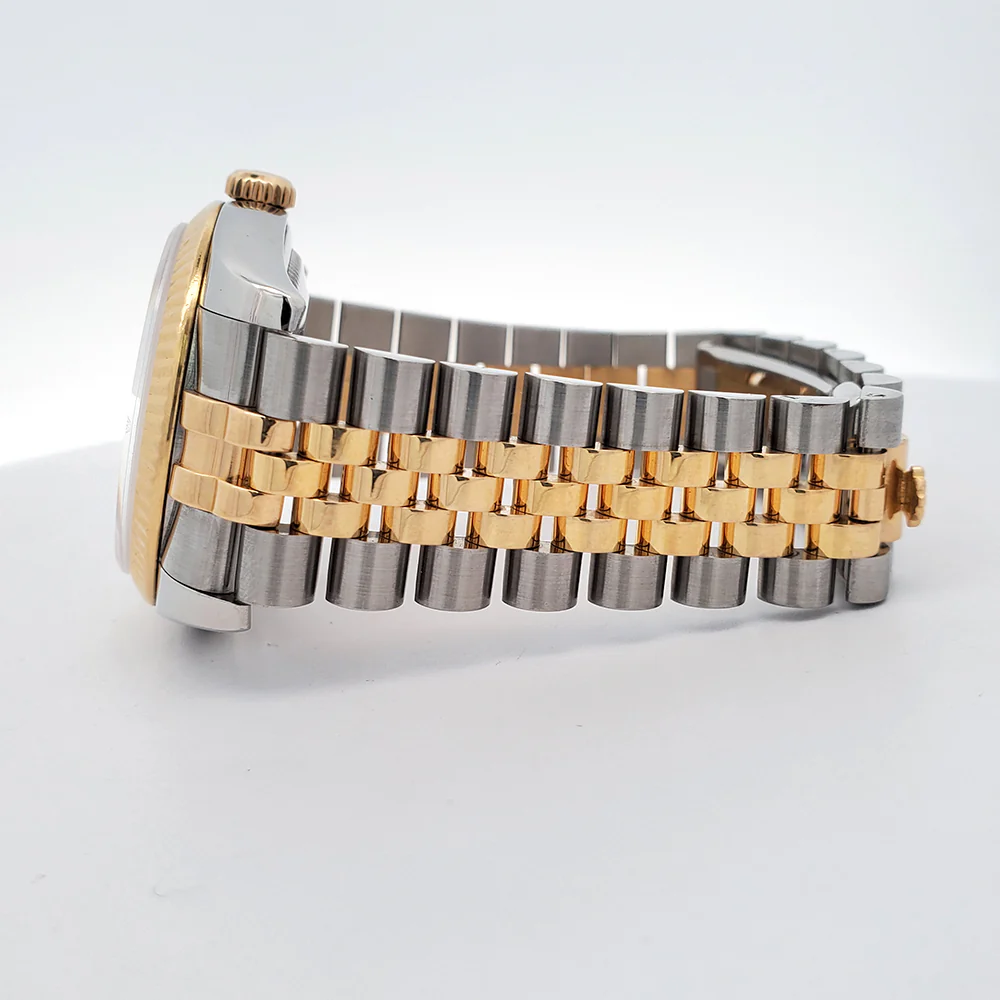 Rolex Datejust 36mm 116233 Silver Jubilee Diamond Dial 2-tone Yellow Gold/Steel Watch - Image 4