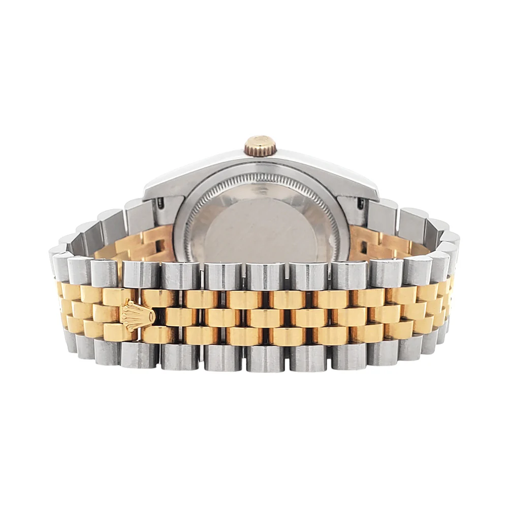 Rolex Datejust 36mm 116233 White Index 2-tone Yellow Gold/Steel Jubilee Watch Box Papers - Image 6