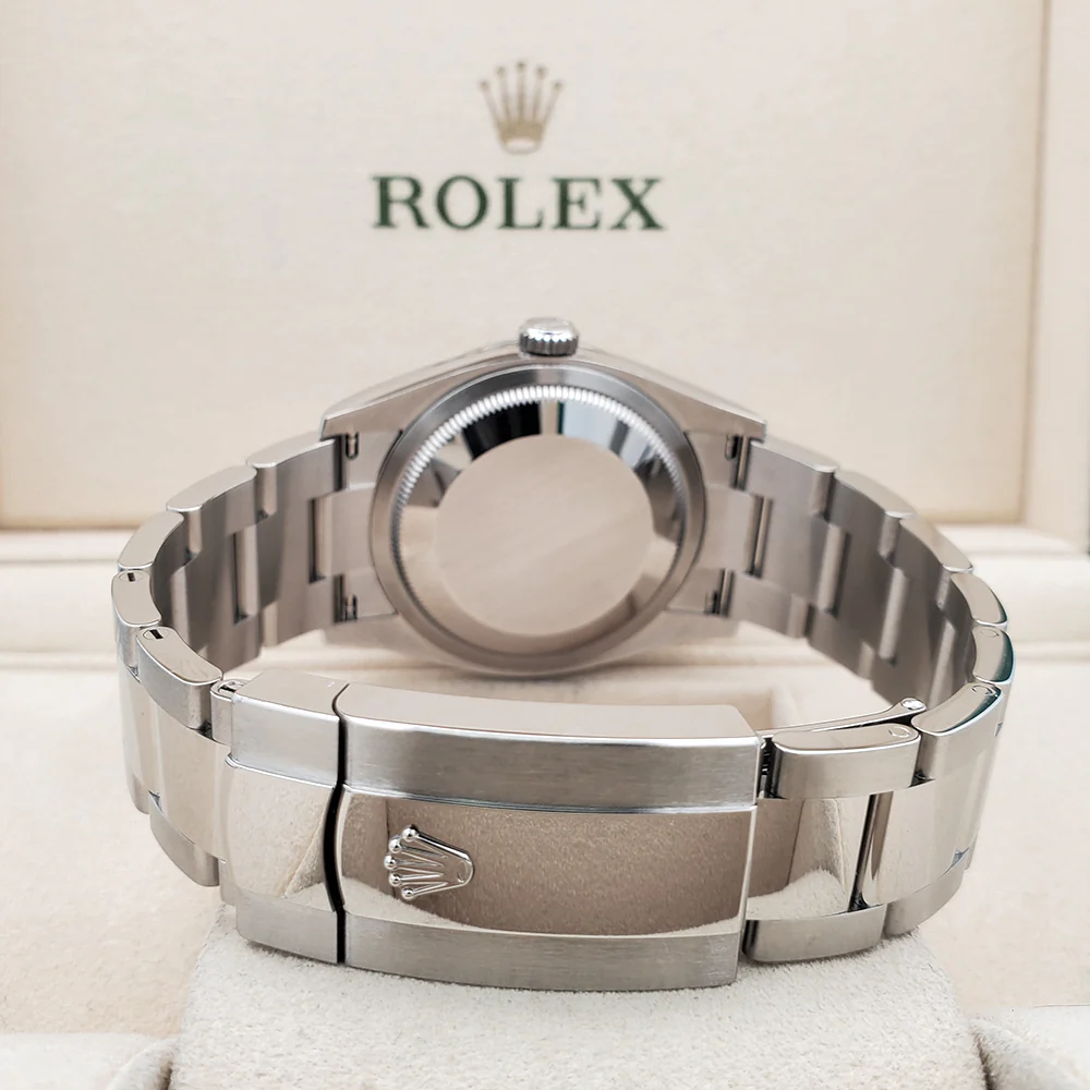 Rolex Datejust 36mm 126200 Blue Index Dial Steel Oyster Watch 2021 Box Papers - Image 5