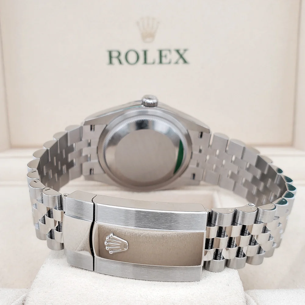 Rolex Datejust 36mm 126234 Silver Index Dial Fluted Bezel Jubilee Watch 2021 Box Papers - Image 5