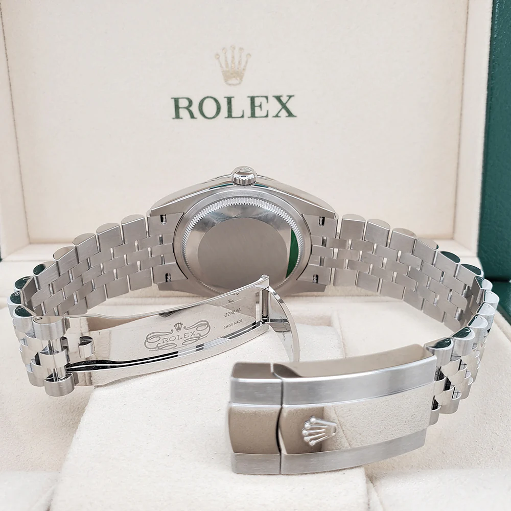 Rolex Datejust 36mm 126234 Silver Index Dial Fluted Bezel Jubilee Watch 2021 Box Papers - Image 6